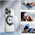 For iPhone 13 Electroplating MagSafe 360 Degree Rotation Holder Shockproof Phone Case(Dark Purple)