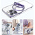 For iPhone 13 Pro Electroplating MagSafe 360 Degree Rotation Holder Shockproof Phone Case(Dark Purple)