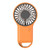 Handheld Foldable Desktop USB Rechargeable Mini Fan Mountaineering Hook Mute Fan(Orange)