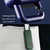 Portable Digital Display Hanging Neck Mute Small Fan USB Charging Handheld Foldable Fan(Blue)