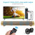 Soundbar LP-08 CE0152 USB MP3 Player 2.1CH Bluetooth Wireless Sound Bar Speaker with Remote Control (Black Black)