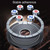 D50-1 Magnetic Folding Car Phone Holder Rotatable Dashboard Stick-On Navigation Stand