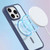 For iPhone 15 Pro Max Metal Button Skin Feel Matte MagSafe Shockproof Phone Case(White)