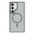For Samsung Galaxy S22+ 5G Metal Button Skin Feel Matte MagSafe Shockproof Phone Case(Grey)