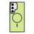 For Samsung Galaxy S21 5G Metal Button Skin Feel Matte MagSafe Shockproof Phone Case(Green)