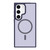 For Samsung Galaxy S22+ 5G Metal Button Skin Feel Matte MagSafe Shockproof Phone Case(Purple)