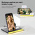 C27 15W 4 in 1 Foldable Magnetic Wireless Charger with Ambient Light (White)