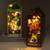 DIY Assembled LED 3D House Model Bookends Kid Toys Glowing Birthday Gift, Color: TC35 Firefare Forest