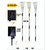 1 Drag 3 White Light 360 LEDs Solar Fireworks Lamp Grass Globe Dandelion Flash String With Remote Control