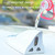 Solar Remote Control Signal Radio Shark Fin Antenna Anti-Tailgating Roof Warning Light(White)
