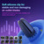 ICARER FAMILY XX-28 Car Aromatherapy Colorful Rhythm Lights Air Vent Aromatherapy Decoration(Black)