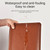 For MacBook Pro 13.3 inch WiWU Skin Pro Platinum Ultra Slim Leather Laptop Bag(Brown)