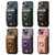 For iPhone 15 Retro Splitable Magnetic Stand Card Bag Leather Phone Case(Purple)