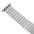 For Apple Watch SE 2022 40mm Bamboo Stainless Steel Magnetic Watch Band(Sliver)