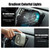 F11 Car USB Colorful Gradient Light Cooling Fan Automotive Interior, Color: Khaki