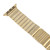 For Apple Watch SE 2023 44mm Bamboo Stainless Steel Magnetic Watch Band(Gold)