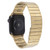 For Apple Watch SE 2023 44mm Bamboo Stainless Steel Magnetic Watch Band(Gold)
