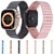 For Apple Watch Ultra 49mm Bamboo Stainless Steel Magnetic Watch Band(Pink) For Apple Watch Ultra 49mm Bamboo Stainless Steel Magnetic Watch Band(Pink)
