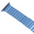 For Apple Watch SE 44mm Bamboo Stainless Steel Magnetic Watch Band(Blue)
