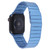 For Apple Watch SE 44mm Bamboo Stainless Steel Magnetic Watch Band(Blue)