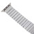 For Apple Watch Series 8 41mm Bamboo Stainless Steel Magnetic Watch Band(Sliver)