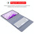 For Huawei MatePad Air 11.5 Round Button Bluetooth Keyboard Rotatable Holder Leather Case(Lavender Purple)