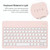 For Huawei MatePad Pro 11 2024 / 2022 Round Button Bluetooth Keyboard Rotatable Holder Leather Case(Rose Gold)