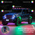 8 in 1 G6 RGB Colorful Car Chassis Light LED Music Atmosphere Light