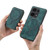 For Xiaomi 13T Retro Splitable Magnetic Stand Card Bag Leather Phone Case(Green)