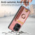 For Xiaomi 12T Pro Retro Splitable Magnetic Stand Card Bag Leather Phone Case(Pink)
