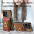 For Xiaomi Redmi Note 12 Turbo Retro Splitable Magnetic Stand Card Bag Leather Phone Case(Brown)