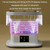 Small Portable Folding Multifunctional Underwear Washing Machine, Color: 40W Purple(EU Plug)