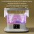 Small Portable Folding Multifunctional Underwear Washing Machine, Color: 40W Purple(UK Plug)