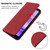 For TCL 502 Magnetic Closure Leather Phone Case(Red)