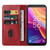 For TCL 501 Magnetic Closure Leather Phone Case(Red)