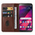 For BLU View 1 Magnetic Closure Leather Phone Case(Brown)