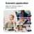 SX21 8 Pin Port 2.4G Smart Noise Reduction Lavalier Wireless Microphone
