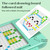 Kids Magnetic Drawing Board Big Chess Children Creative Toys, Spec: 80 Beads  Dinosaur Green