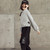 Spring Autumn Children Fashion Sweater Hoodies (Color:Grey Size:150cm)