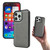 For iPhone 15 Pro Max Multifunctional 7-Card Wallet Leather Phone Case(Grey)