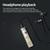 JNN Q7 Mini Portable Voice Recorder with OLED Screen, Memory:16GB(Grey+Gold)