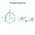 For Meta Quest 3 VR Magnetic Eyeglasses Frame, Spec: Anti Blue Light Lens+Frame Black