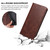 For OPPO Reno11 F Magnetic Closure Leather Phone Case(Brown)