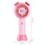 USB Handheld Fan Mini Portable Desktop Cute Cartoon Fan(Pink Pig)