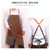 Denim Apron Barber Milk Tea Shop Waiter Overalls(Blue-white Hook Strap) Denim Apron Barber Milk Tea Shop Waiter Overalls(Blue-white Hook Strap)