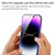 For iPhone 15 Pro Magnetic HD Tempered Glass Phone Case(Dark Blue)