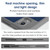 For iPad Air 10.9 2022 / 2020 ZGA Tri-Fold Voltage Smart Leather Tablet Case(Blue)
