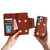 For iPhone 13 Multifunctional 7-Card Wallet Leather Phone Case(Brown)