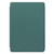 For iPad Air 13 2024 Transparent Rotation Smart Leather Tablet Case with Keyboard(Dark Green)