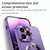 For iPhone 13 Pro Magnetic HD Tempered Glass Phone Case(Purple)